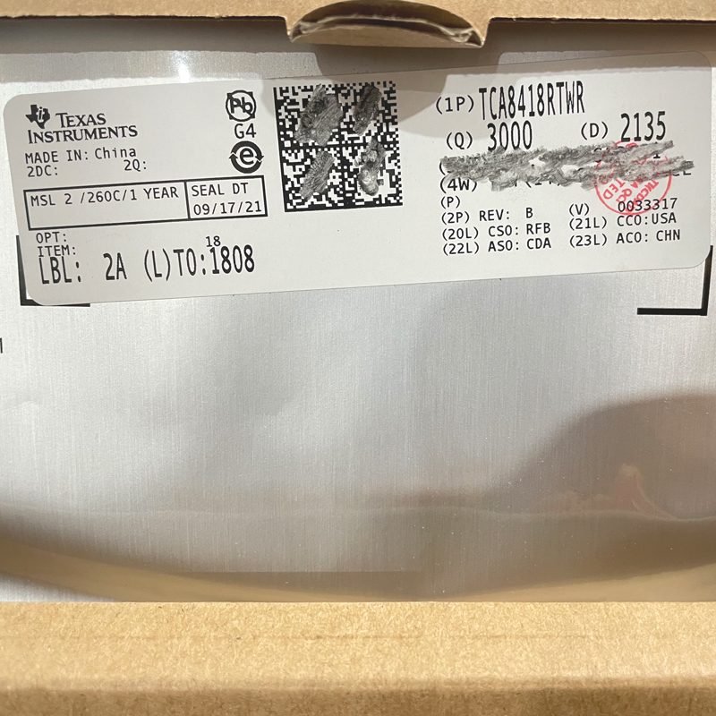 TCA8418RTWR 德州仪器TI 集成电路