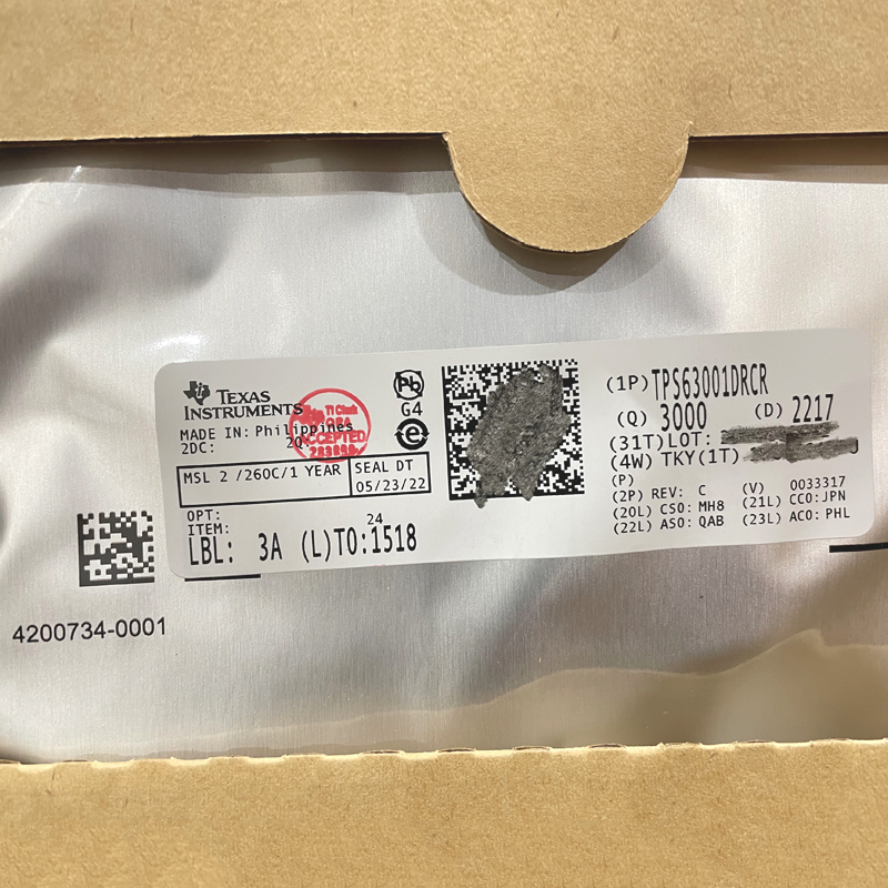 TPS63001DRCR  德州仪器 TI 