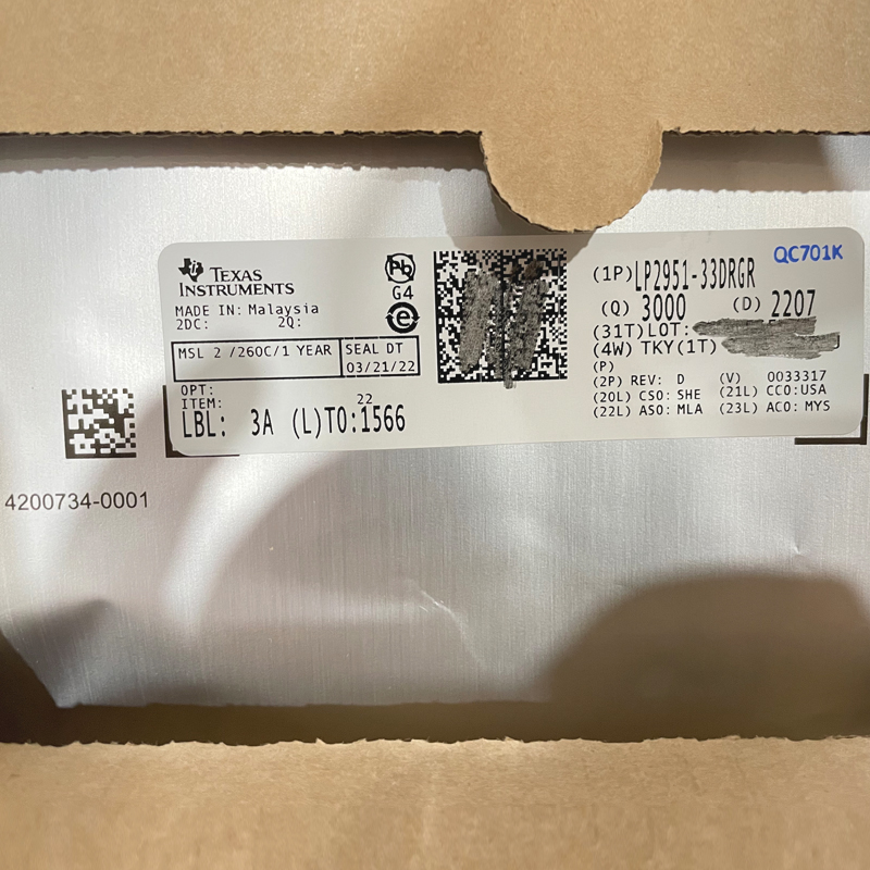 LP2951-33DRGR 德州仪器 TI 