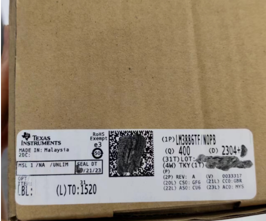 LM3886TF/NOPB 德州仪器 TI 集成电路
